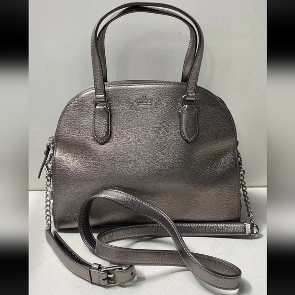 ♠️KATE SPADE♠️ AUTHENTIC New York Laurel Way Reiley GREY EMBELLISHED Crossbody - Picture 3 of 7